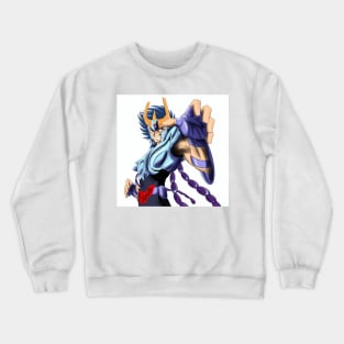 ikki the phoenix in saint seiya myth cloth anime art Crewneck Sweatshirt